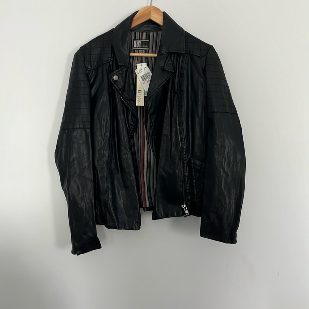 Faux Leather Jacket